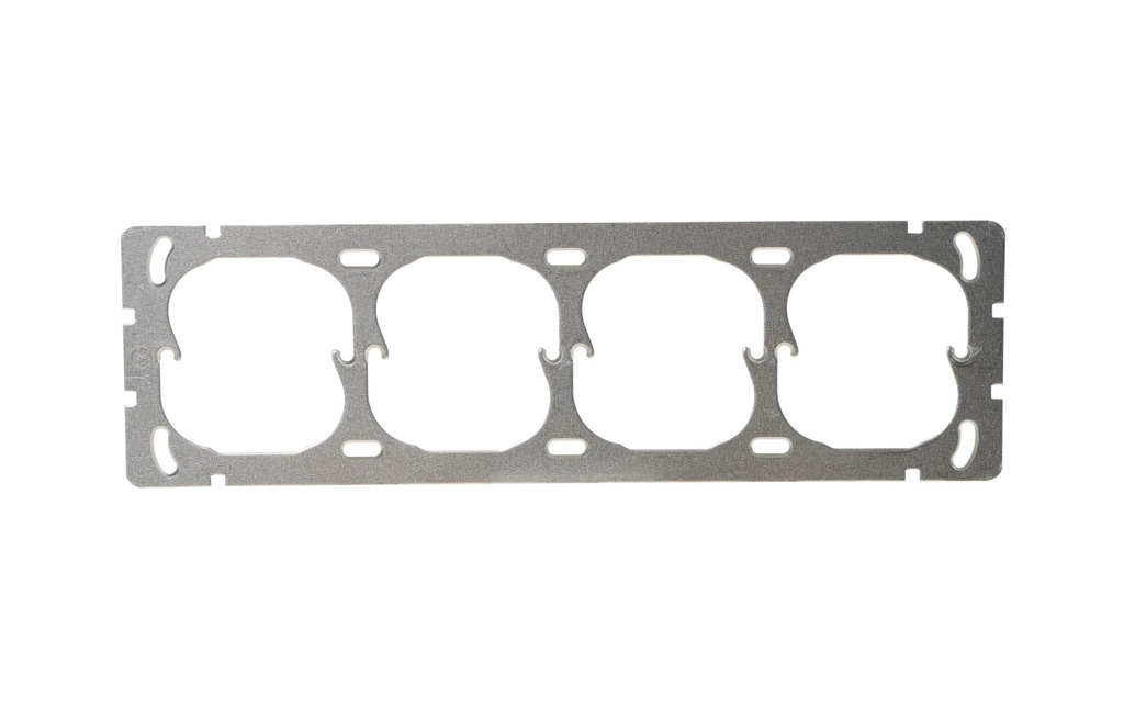 Feller EDIZIOdue Plaque de fixation 4 parties horizontales
