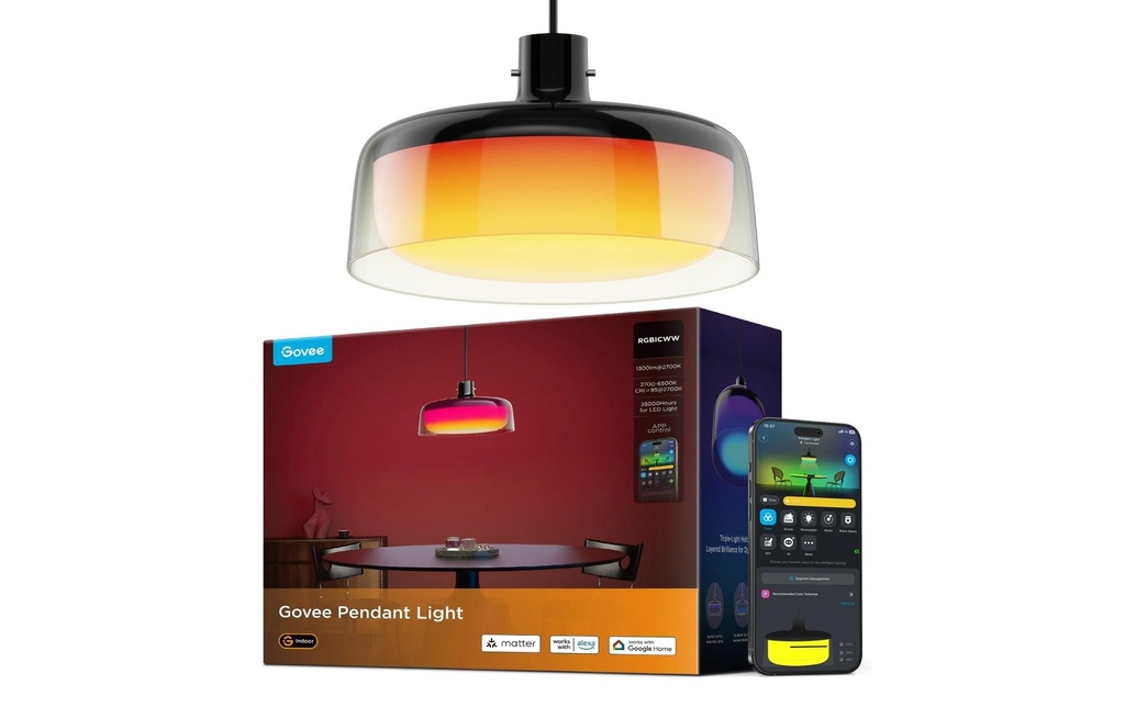Govee Lampe suspendue 30 x 30 x 17.1 cm