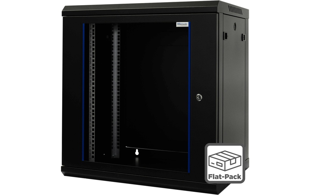 Wirewin Coffre de mur 600X600X12U Pro 3rd Gen 19 / 12HE / Flat-Pack