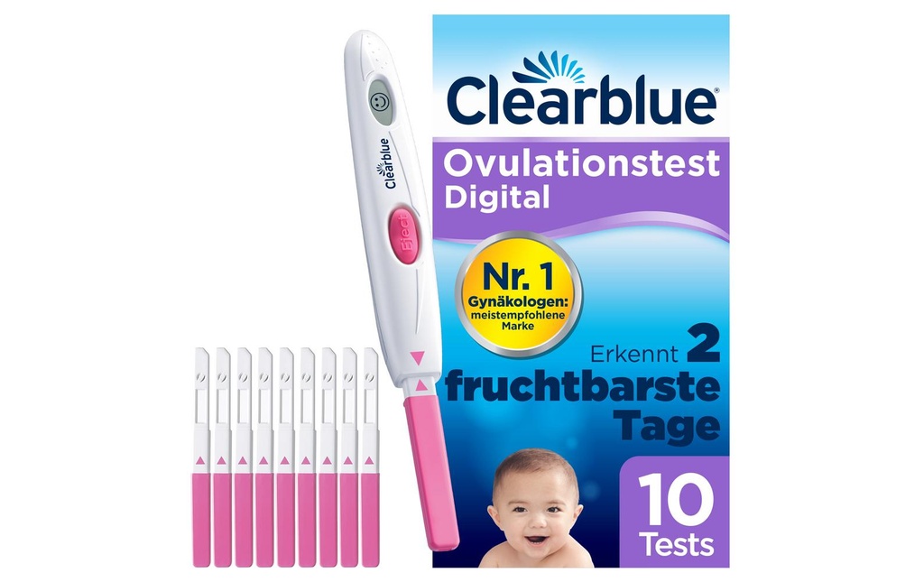 Clearblue Test d'ovulation 10 pièces