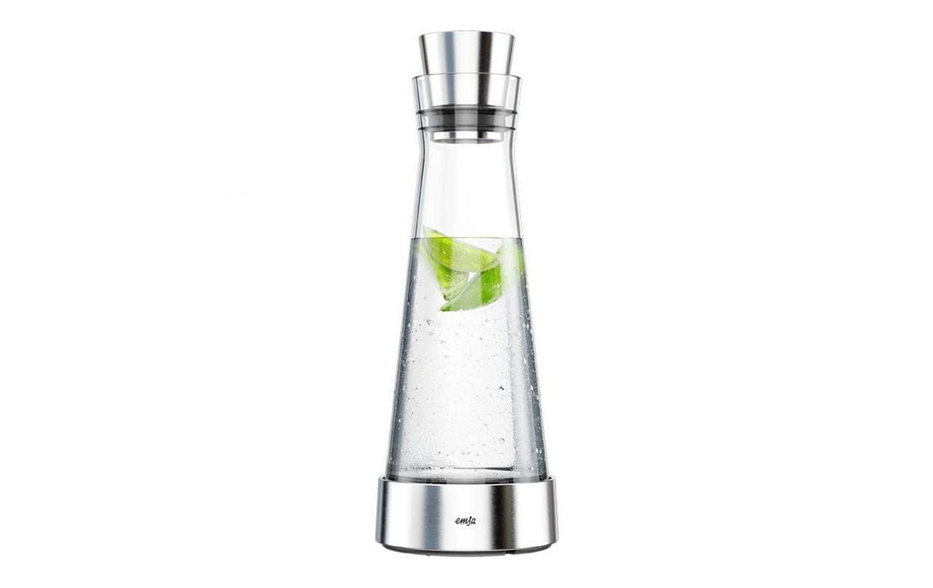Emsa Carafe rafraîchissante Slim 1 l, Transparent