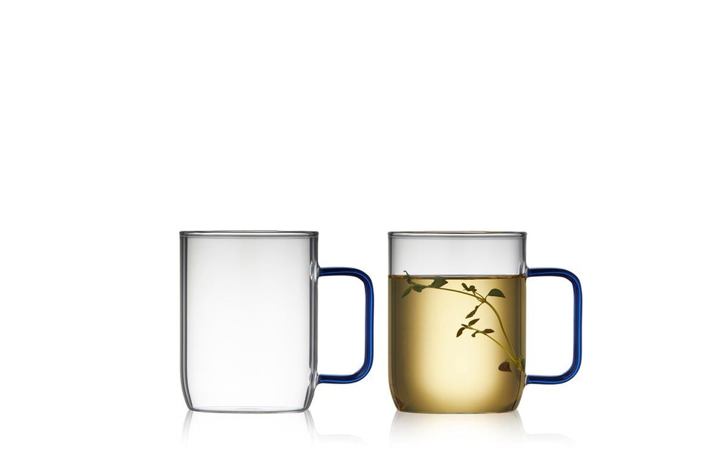 Lyngby Tasse universelle Torino Bleu, 2 pièces, 40 cl