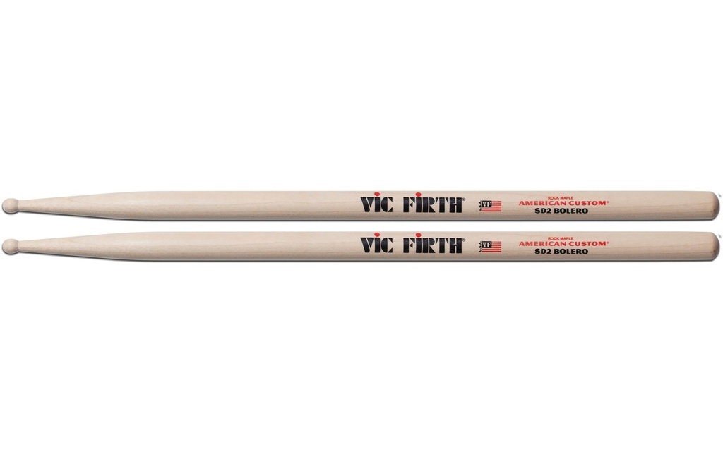 Vic Firth Baguettes de batterie SD2 – 1 Paire/s