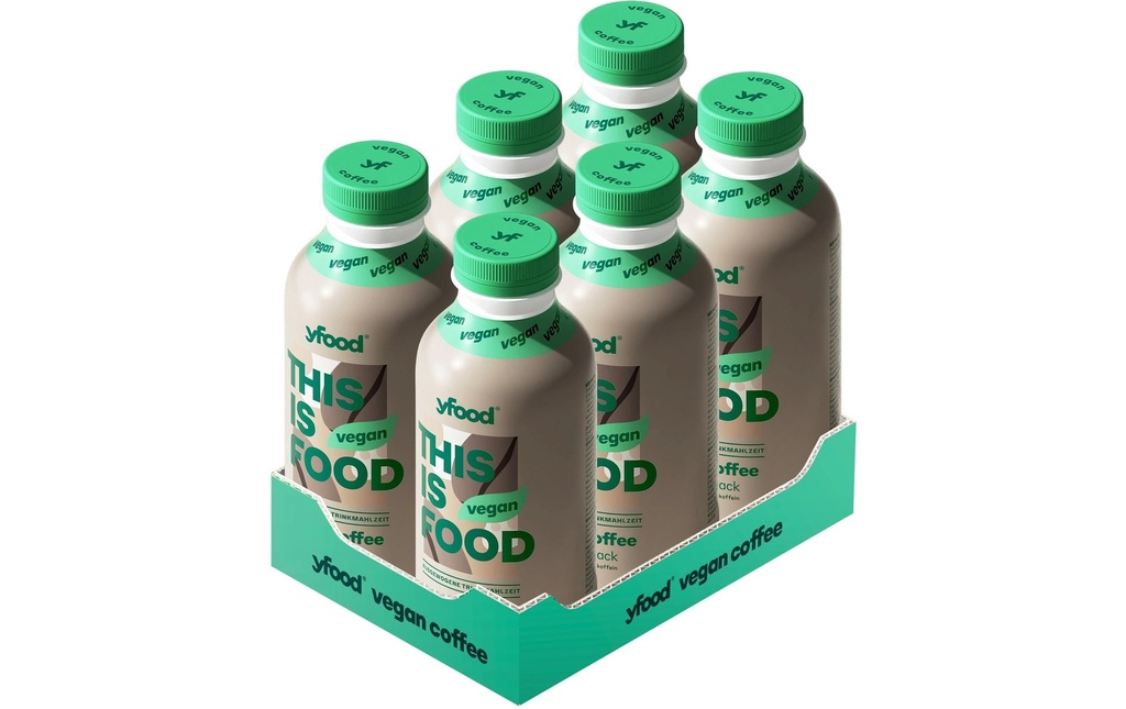 YFOOD Repas à boire végan coffee 6 x 500 ml