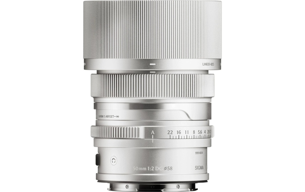 Sigma Longueur focale fixe 50mm F/2.0 DG Contemporary Argent – L-Mount