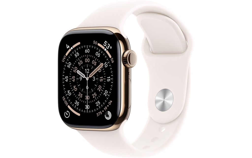 Apple Watch Series 11 42 mm LTE Gold Titanium Light Blush S/M