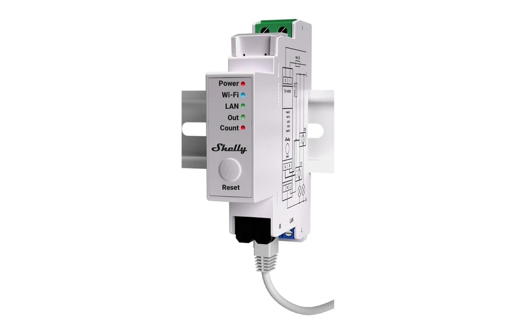 Shelly Contatore di energia monofase WiFi-Energy Meter 50 A 1-Phase