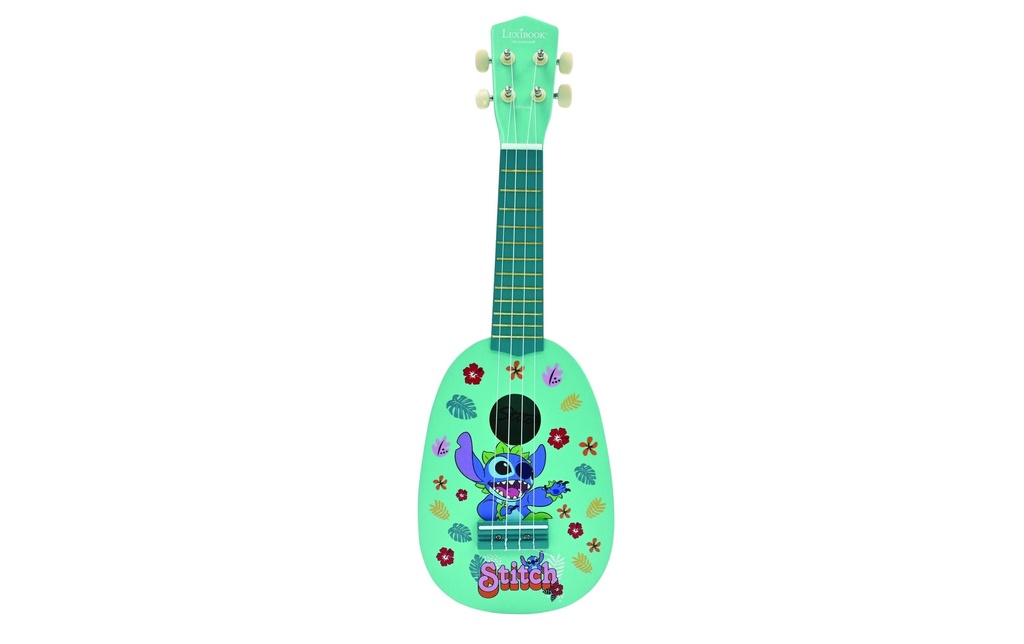 Lexibook Ukulele Stitch en bois avec cordes en nylon 53 cm