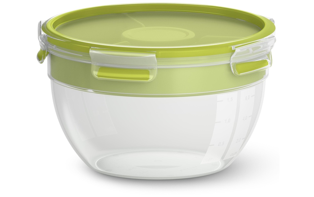 Emsa Contenant à salade Clip & Go 2.6 L Vert