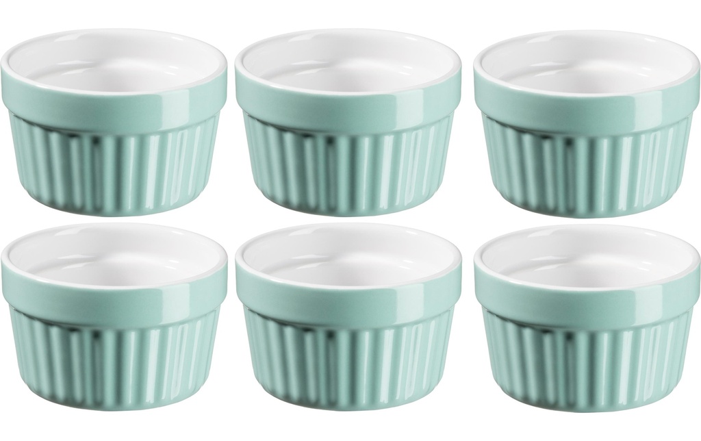 Mäser Services de plats en cocotte OMEA 9.5 cm, 6 pièces, menthe