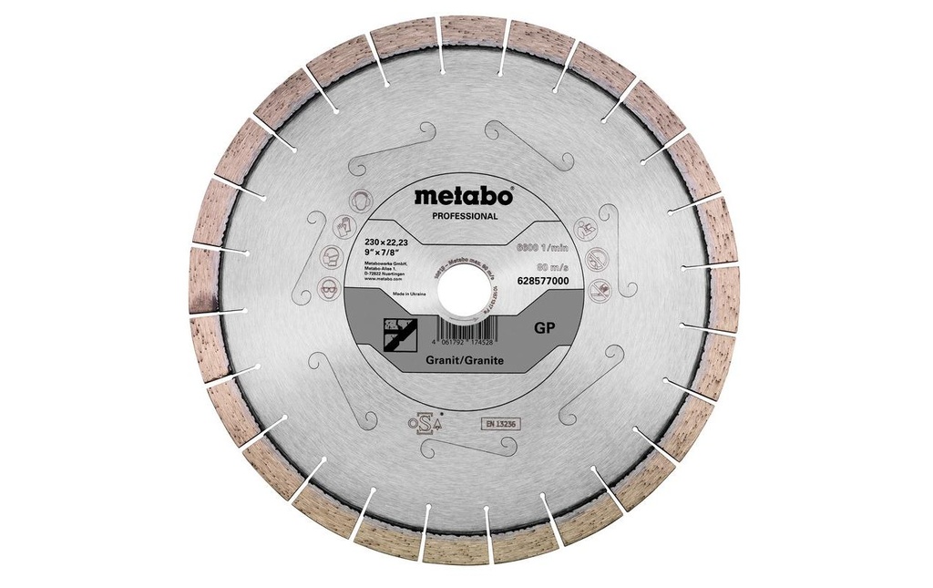 Metabo Disque à trancher GP Granit Professional Diamant 230 mm