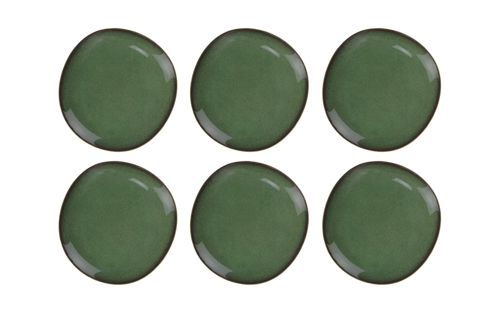 Villeroy & Boch Assiette à pain Lave 6 Pièce/s, Vert