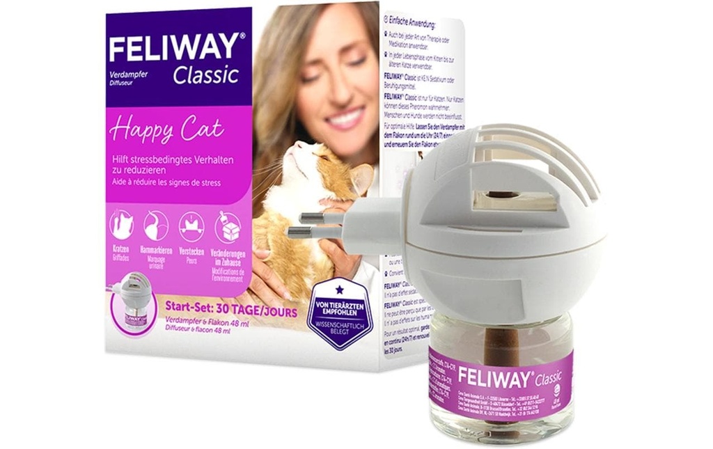 Feliway Bien-être Classic Kit de démarrage, 48 ml