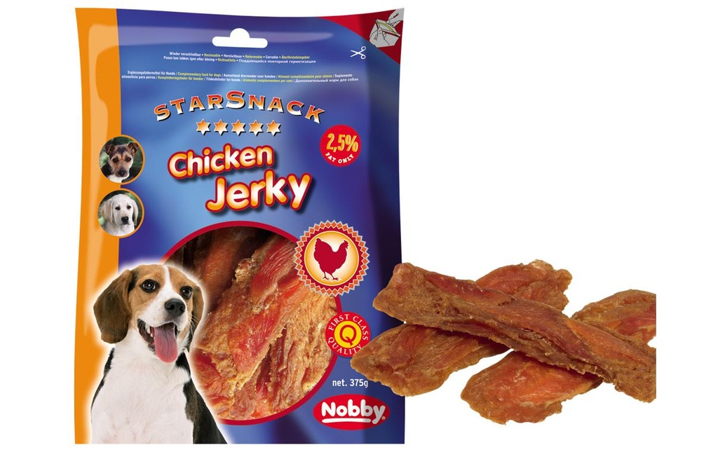 Nobby Friandise StarSnack Chicken Jerky, 375 g