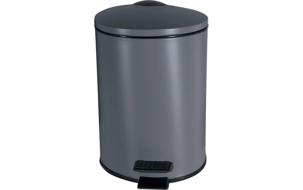 spirella Poubelle à pédale Adelar 3 l, Gris foncé