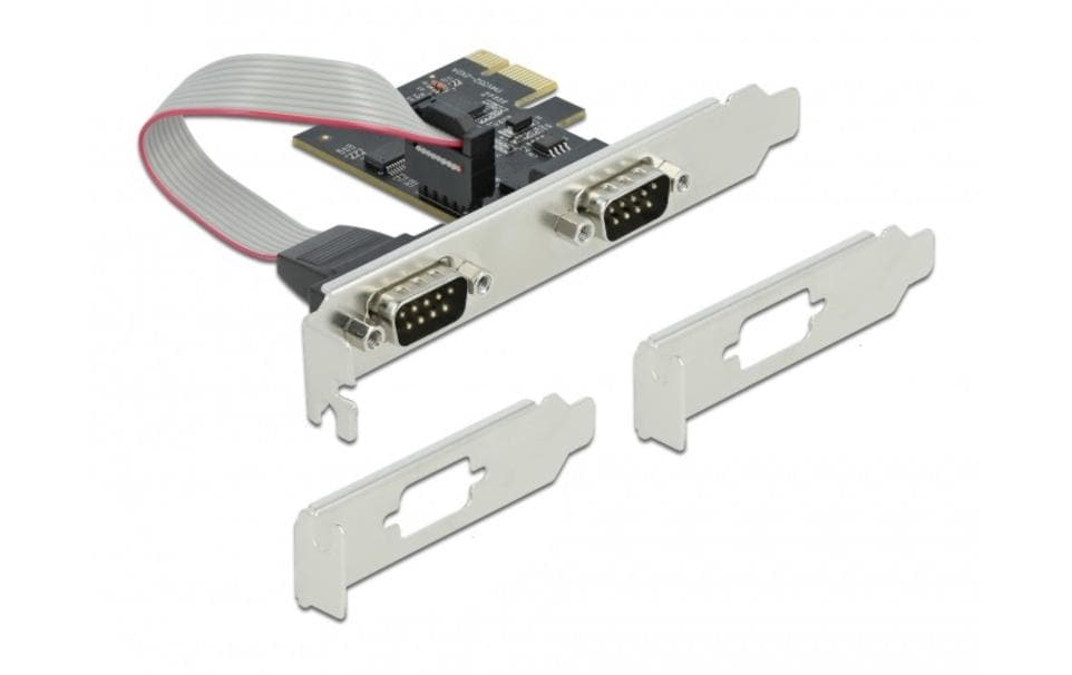 Delock Carte PCI Express 90001 2x Seriell / RS-232