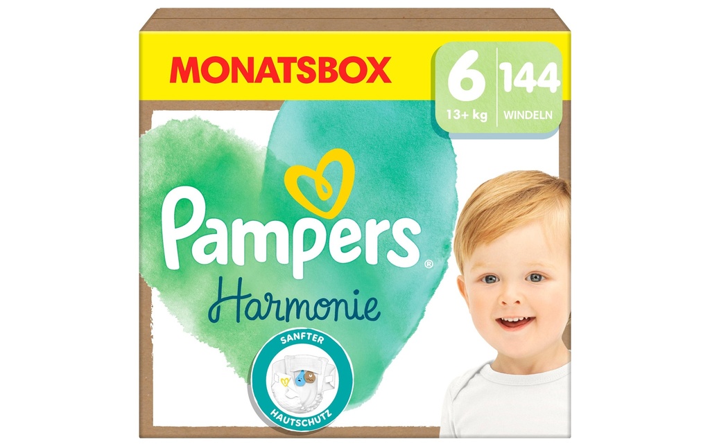 Pampers Couches Harmonie Junior Taille 6