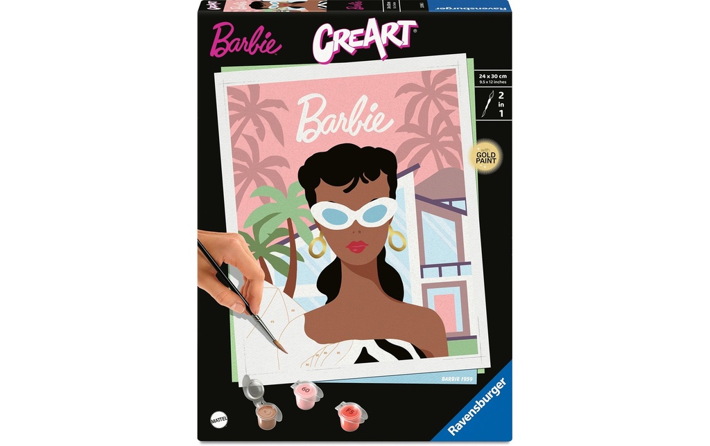 Ravensburger Peinture avec chiffres CreArt – Barbie 1959