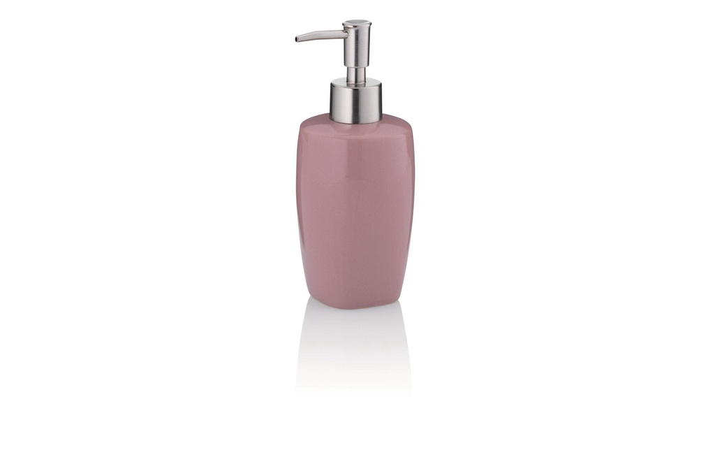 Kela Distributeur de savon Linando 400 ml, Rosé