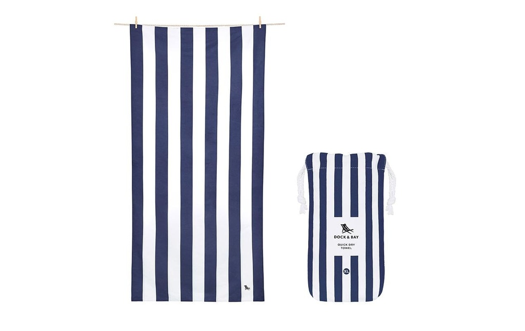 Dock & Bay Serviette de plage Cabana XL, Whitsunday Blue