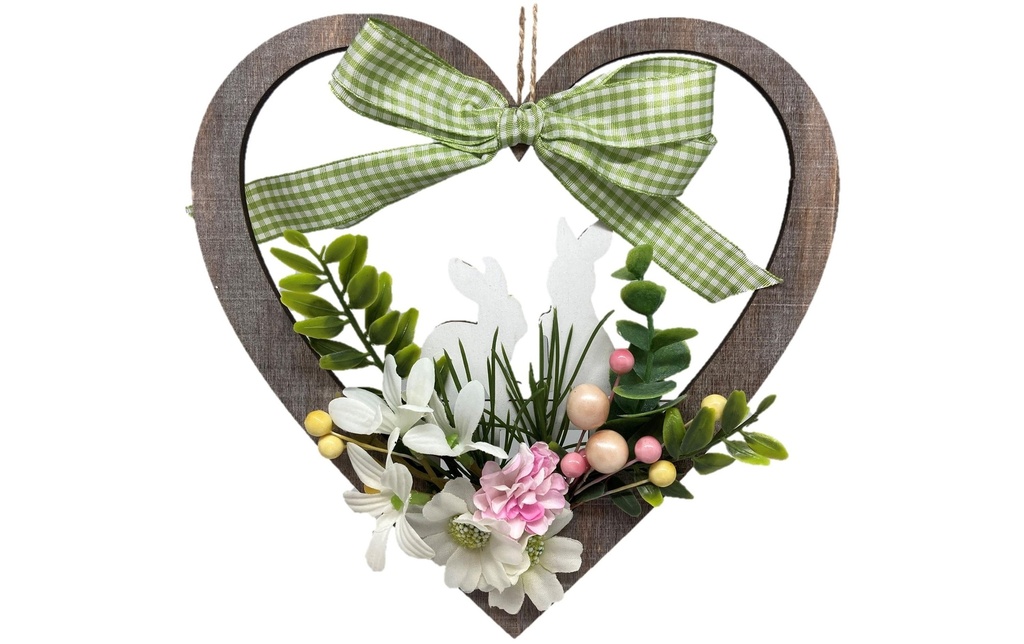 Dameco Couronne de porte Cœur, Ø 20 cm