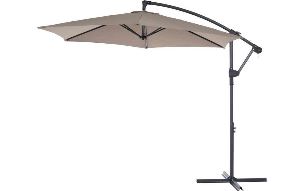 COCON Parasol TR-018 Ø 300 cm, suspendu, Taupe