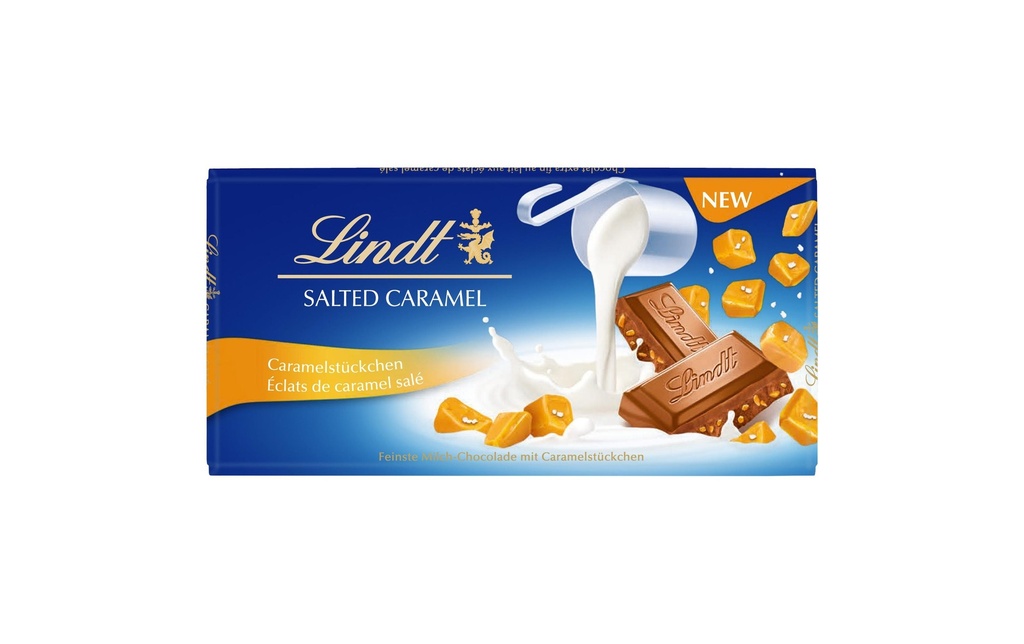 Lindt Tablette de chocolat Lait Salted Caramel 100 g