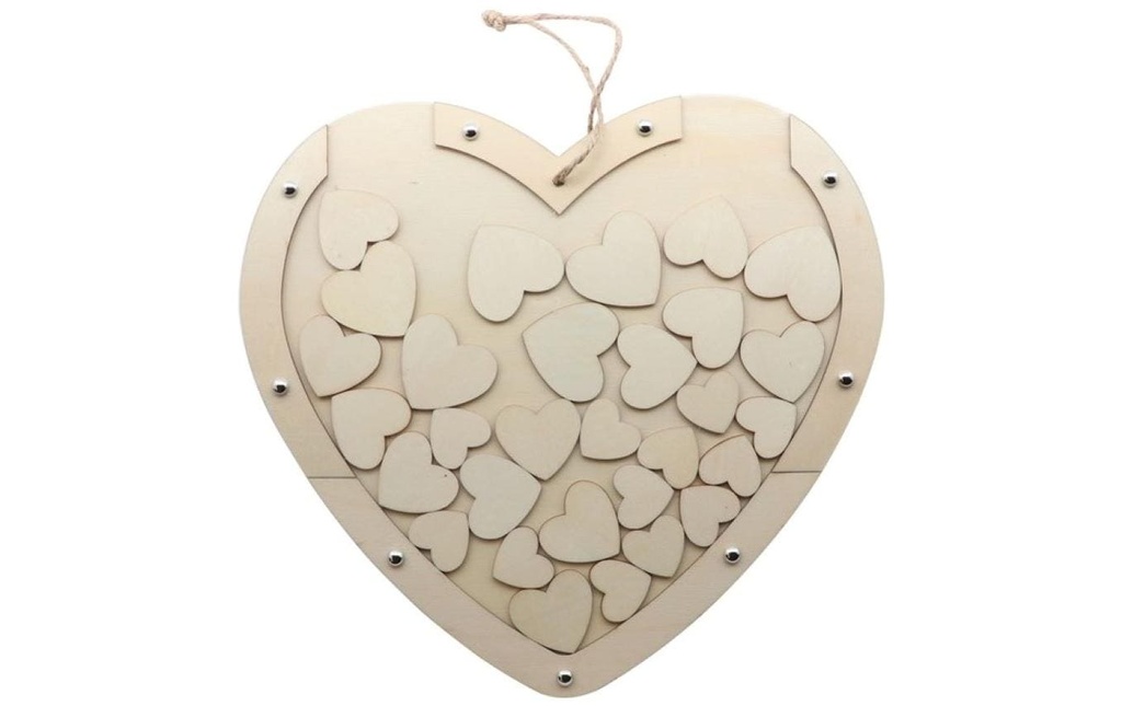 Glorex Article en bois Cœur 30 x 27.5 cm
