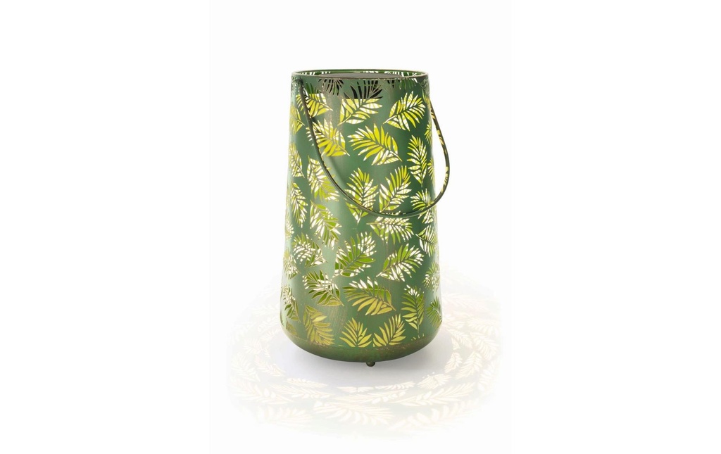STT Lanterne Solar Antic Bamboo, Ø 28 x 46 cm, Vert
