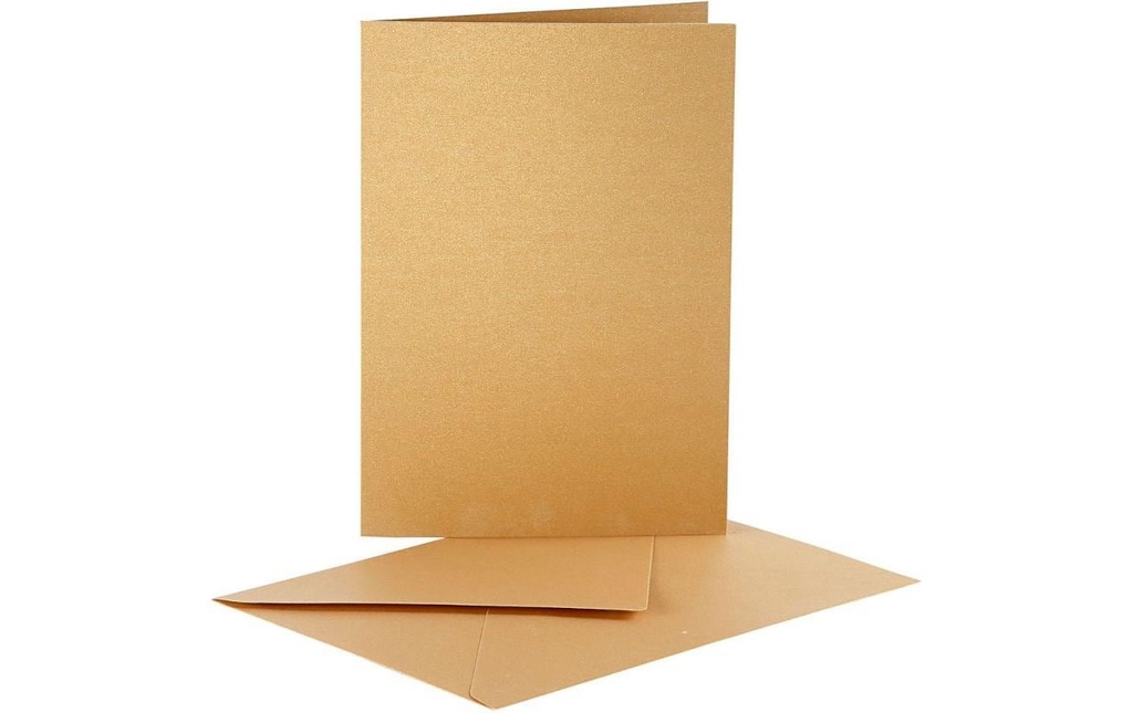 Creativ Company Carte vierge Or, 10 pièces