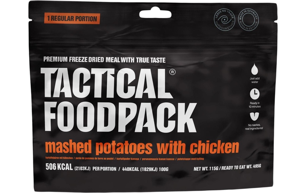 Tactical Foodpack Plat principal Purée de pommes de terre au poulet