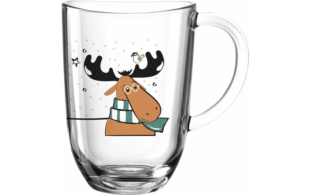 LEONARDO Tasse Élan 380 ml, Transparent