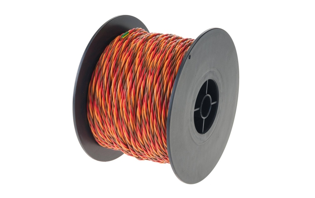 Muldental Câble de servo torsadé JR/Graupner 0,34 mm² 100 m Sans - Sans