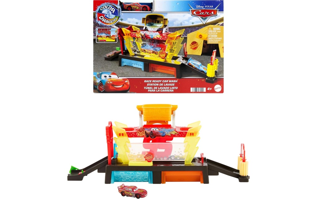 Mattel Cars Disney Cars Kit de jeu de lavage de voiture