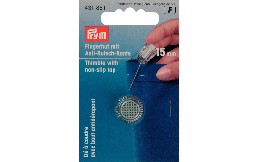 Prym Dé à coudre Ø 1.5 cm Argent