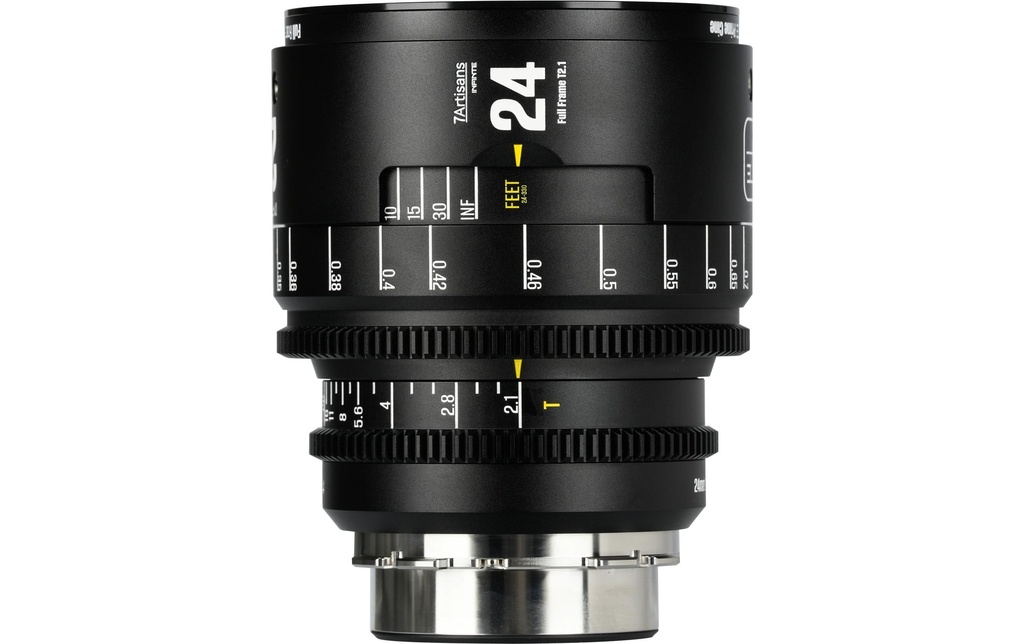 7Artisans Longueur focale fixe 24mm T/2.1 INFINTE Noir – Arri PL
