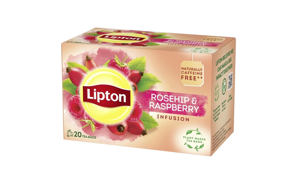 Lipton Sachet de thé Roseship & Framboise 20 Pièce/s