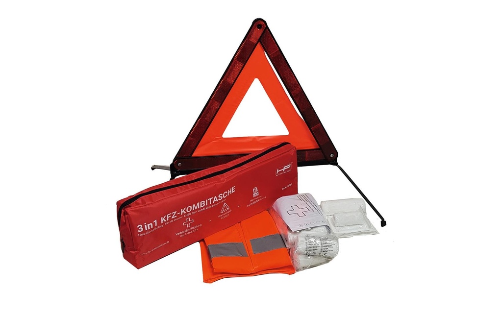 HP Autozubehör Sac combiné Kit d'urgence Euro, DIN 13164:2022