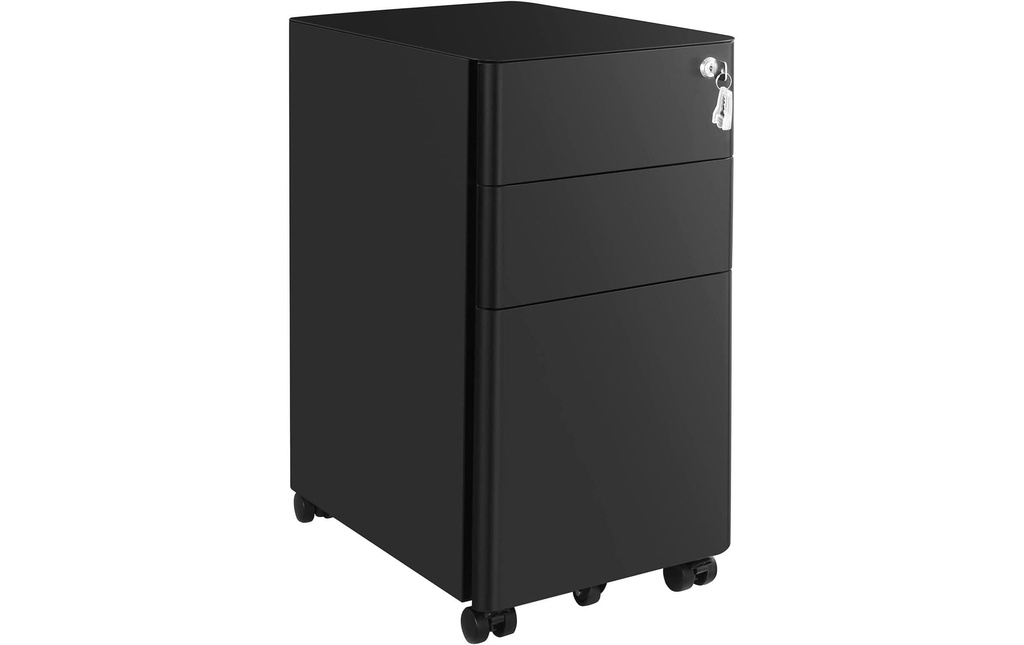 Songmics Chariot multifonction 30 x 46 x 59 cm, noir