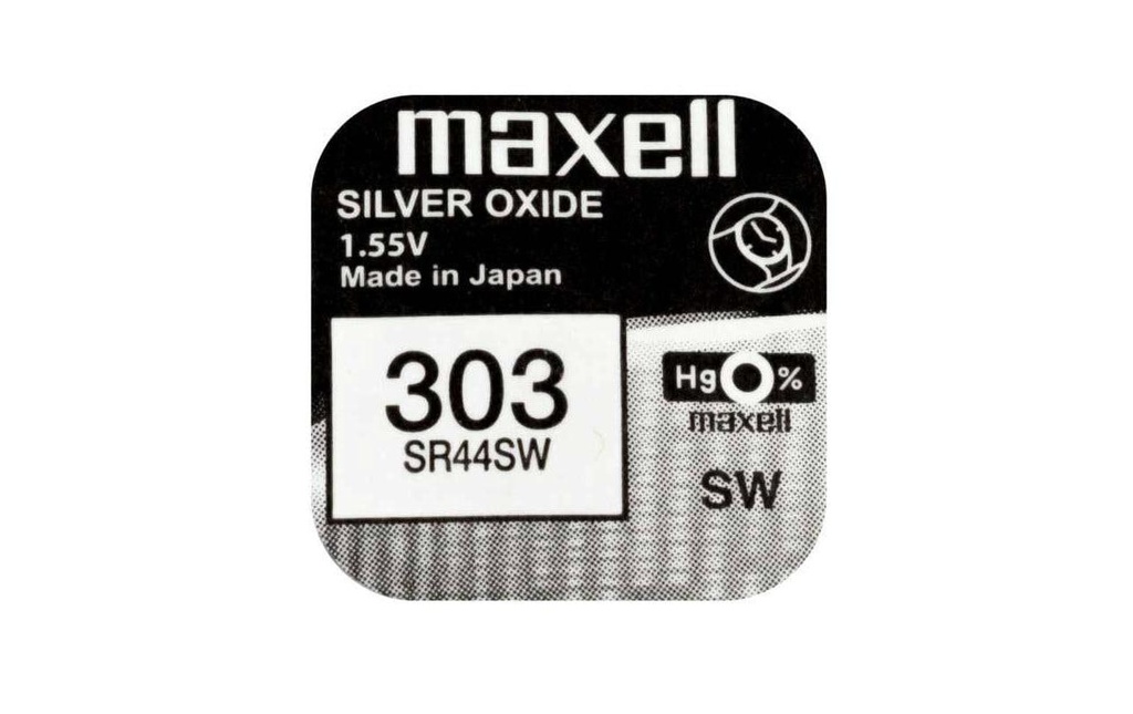 Maxell Europe LTD. Pile bouton 303 SR44SW , 10 Pièce/s