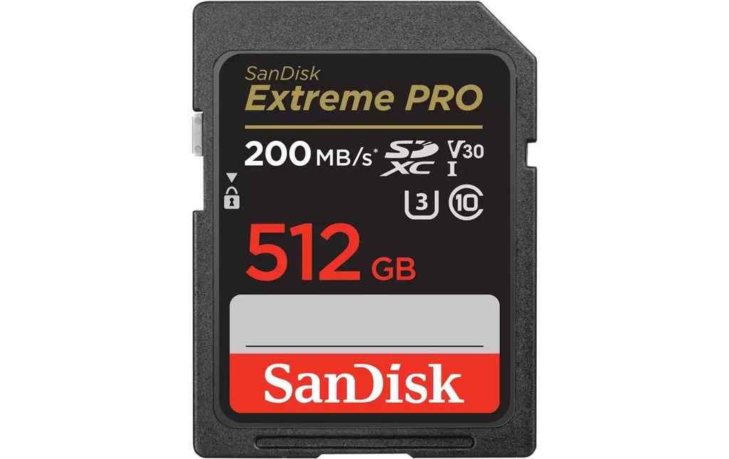 SanDisk Carte SDXC Extreme PRO 512 GB