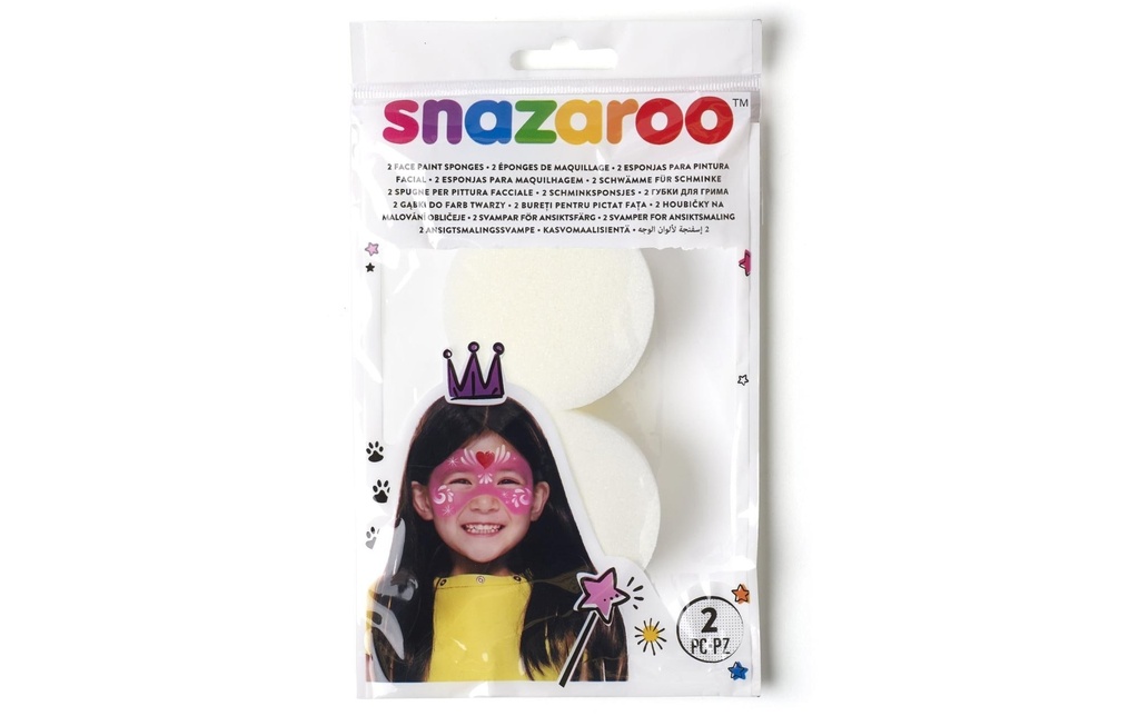 Snazaroo Eponge de maquillage Set 2 pièces