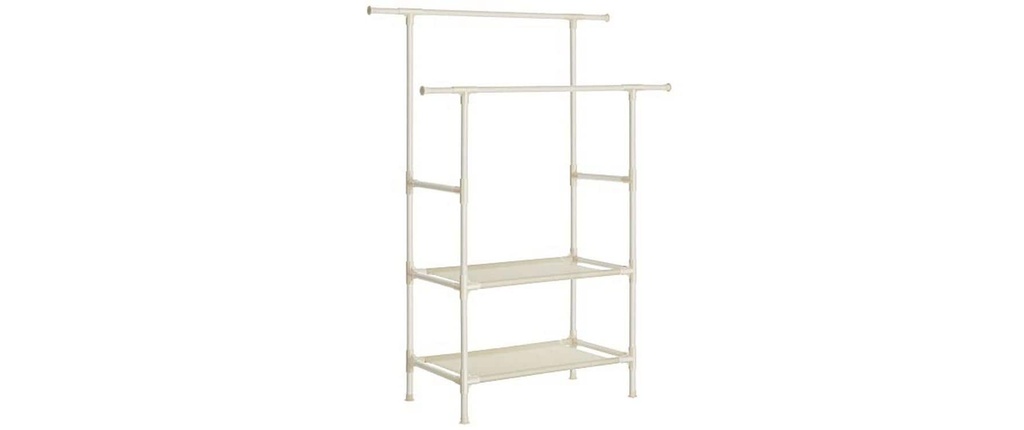 Songmics Porte-manteau 112 x 49 x 177 cm, Blanc