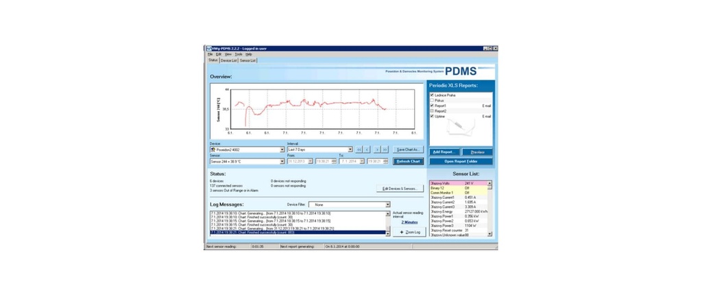 HWgroup Logiciel PDMS 200 Licence SW jusqu'à 200 capteurs