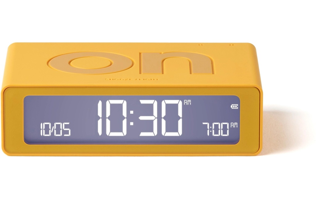 Lexon Réveil numérique Flip Mini Jaune