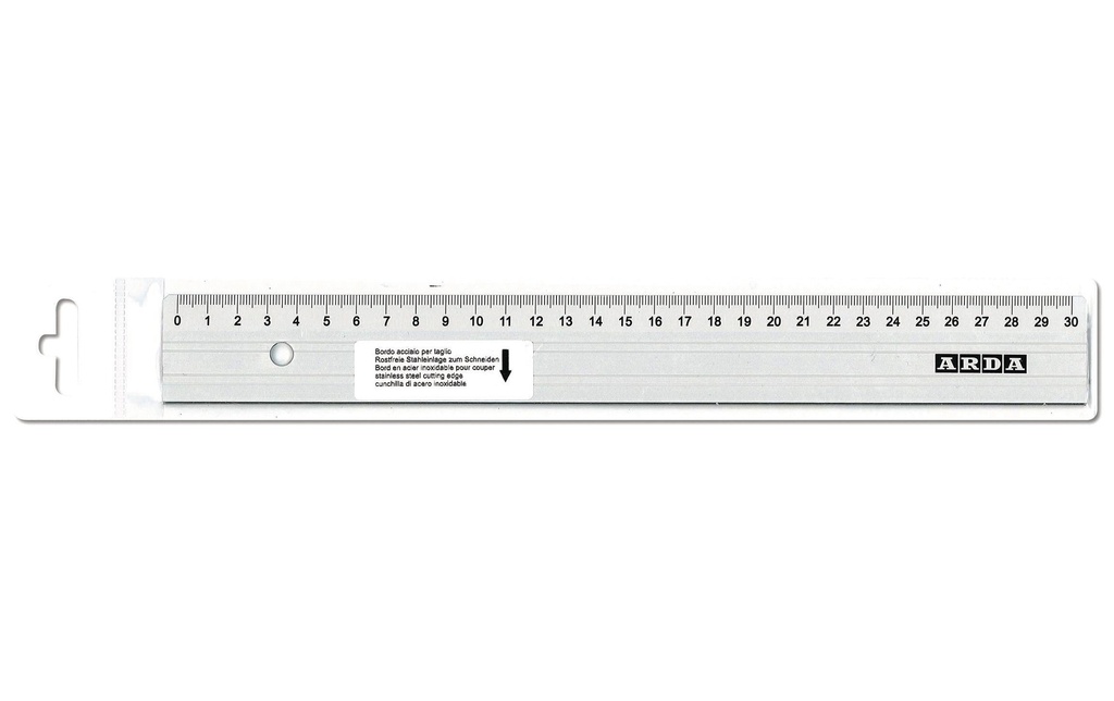 ARDA Règle à couper alu 30cm