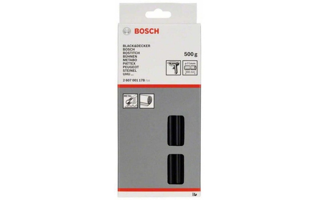 Bosch Professional Bâtonnet de colle Ø 11 mm Noir