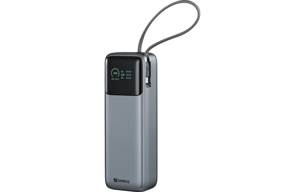 Sandberg Chargeurs portatifs Tout-en-1 Gris 20000 mAh