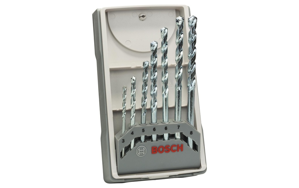 Bosch Professional Jeu de forets pour maçonnerie CYL-1, 7 pièces