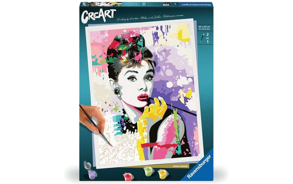 Ravensburger Peinture avec chiffres CreArt Audrey Hepburn